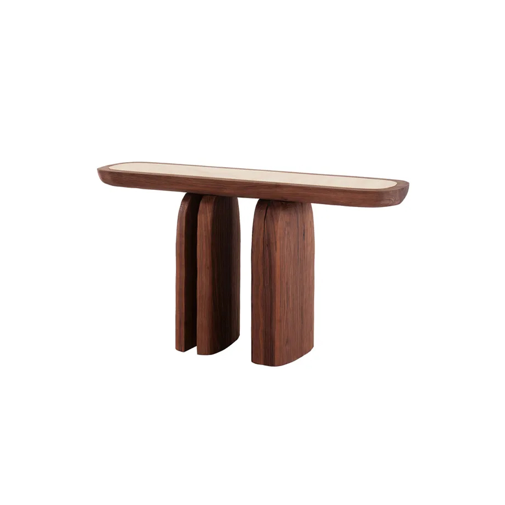 Wooden console table